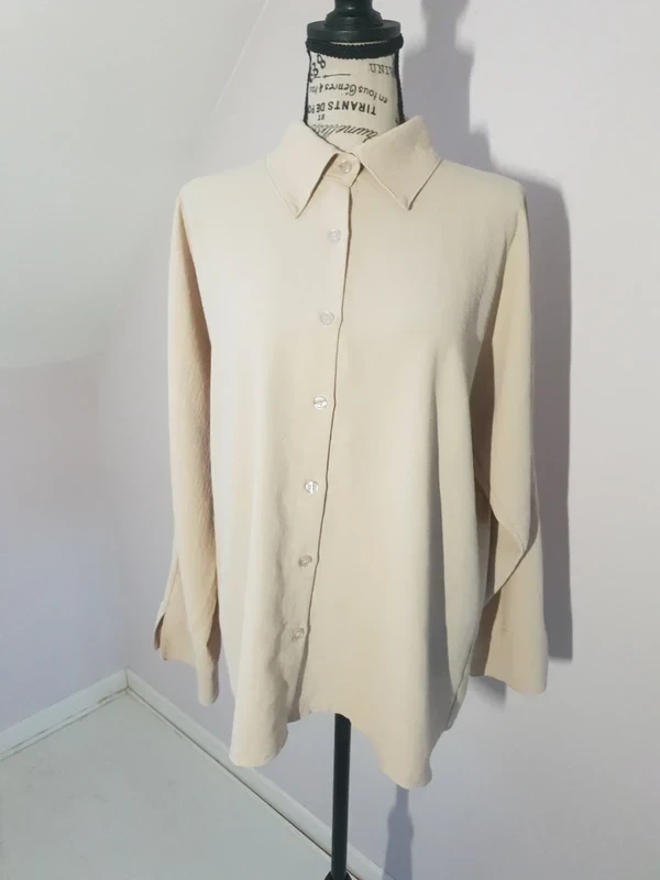 Chemise fluide crème oversize – Taille 42 / 44 - tres bon état – photo 4
